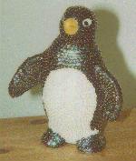 Paillettenfigur Pinguin